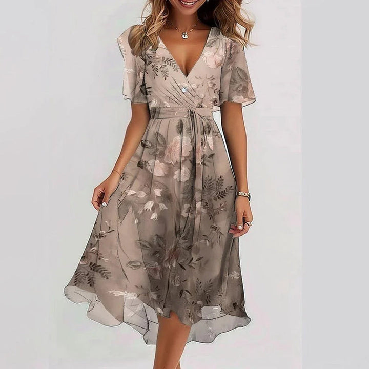 Anne Summer Dress Women - Elegancka Sukienka V -Sunned for Wedding i Midsummer