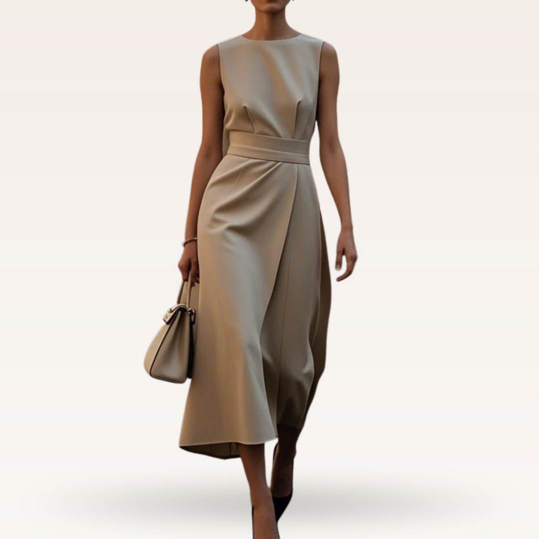 Czarna Sukienka Nelly™ - Elegancki Design i Komfort na Każdą Okazję