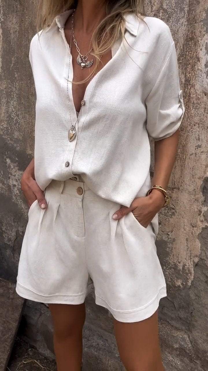 Elva Dwuczęściowy Zestaw Damski - Elegancja i Komfort na Co Dzień