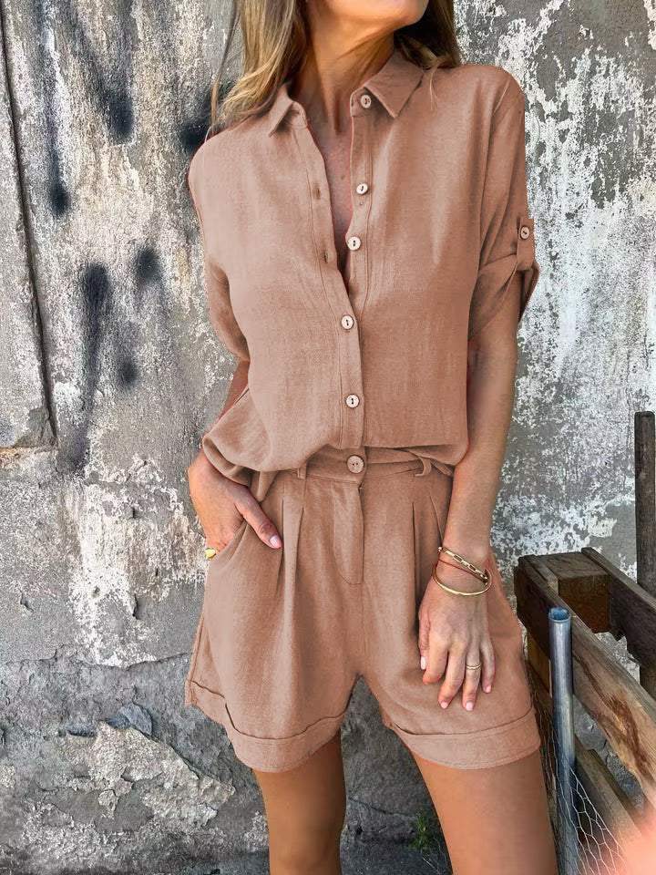 Elva Dwuczęściowy Zestaw Damski - Elegancja i Komfort na Co Dzień