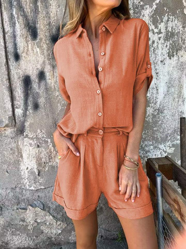 Elva Dwuczęściowy Zestaw Damski - Elegancja i Komfort na Co Dzień