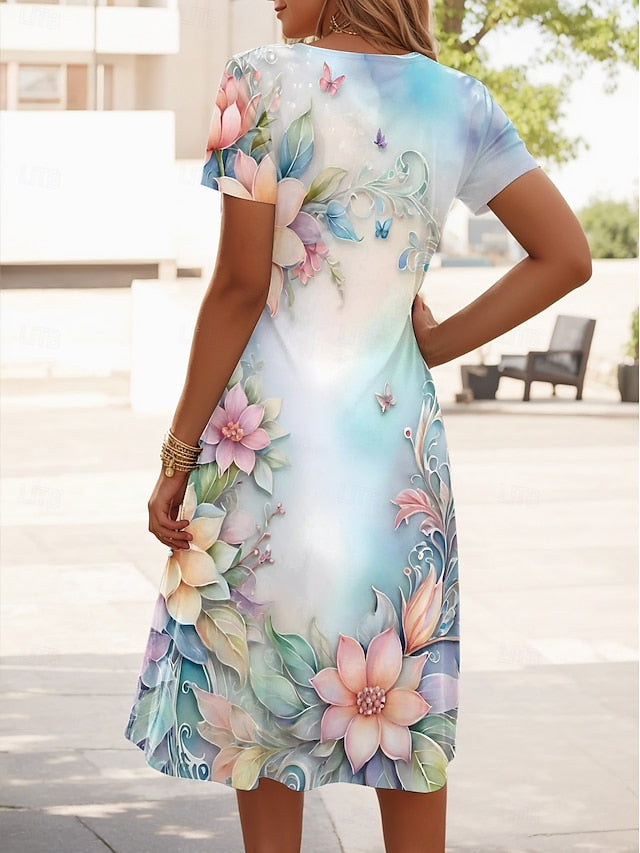 Elise Summer Dress - Stylowa i wygodna na ciepłe wyjścia