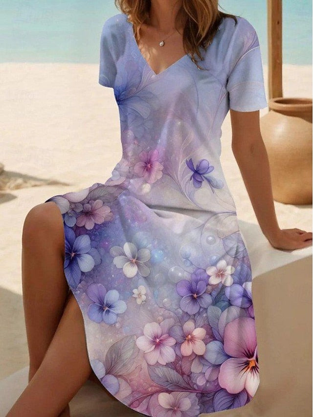 Elise Summer Dress - Stylowa i wygodna na ciepłe wyjścia