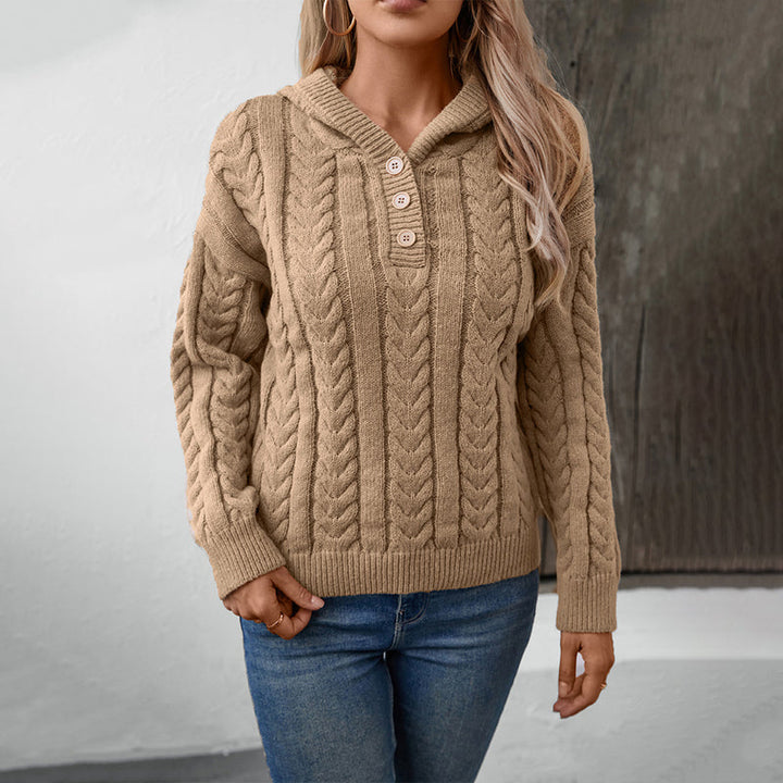 Emily – Luźny sweter z dzianiny Twisted Knit