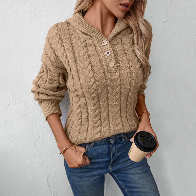 Emily – Luźny sweter z dzianiny Twisted Knit