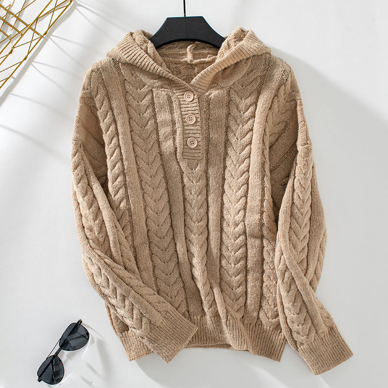 Emily – Luźny sweter z dzianiny Twisted Knit