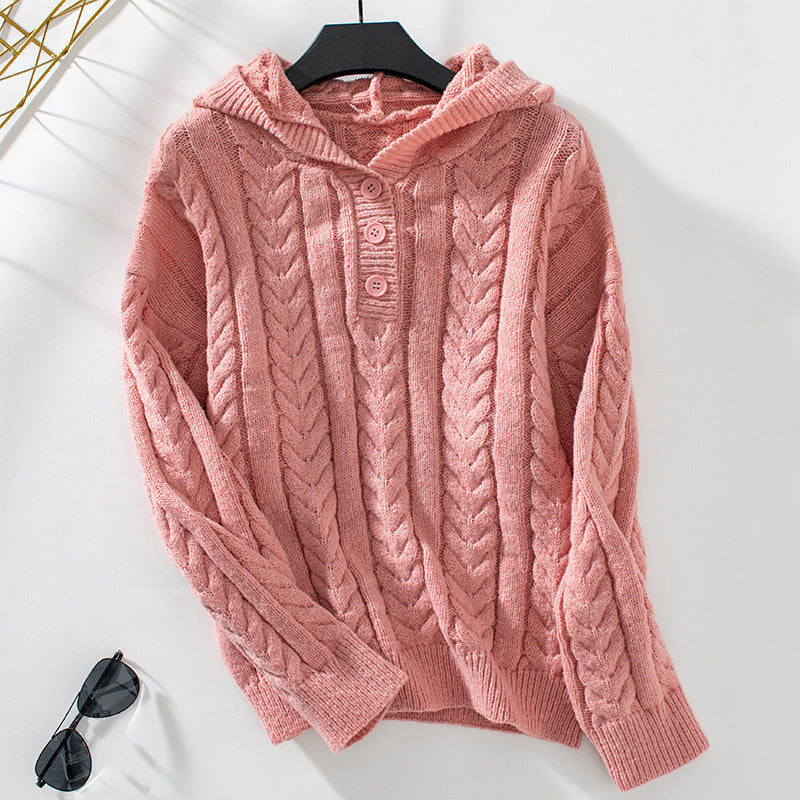 Emily – Luźny sweter z dzianiny Twisted Knit