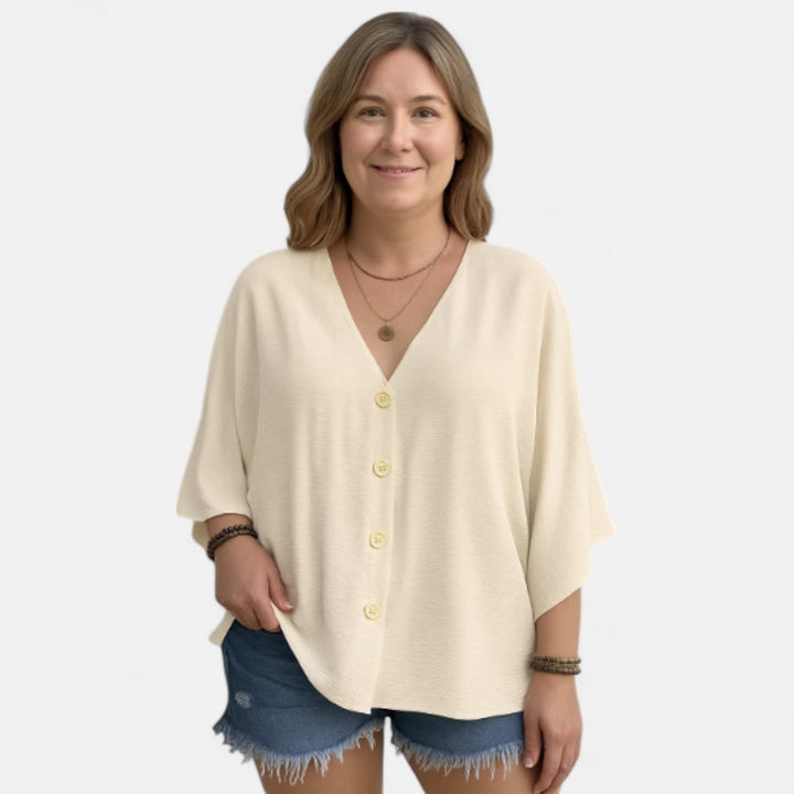 Freja™ - Luźna, oversize'owa koszula