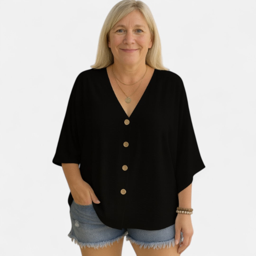 Freja™ - Luźna, oversize'owa koszula