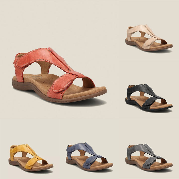 Giulia™ - Sandali ortopedici casual in pelle