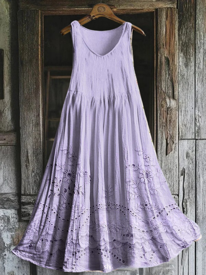 Margaux™ | Elegante Robe in Broderie Anglaise
