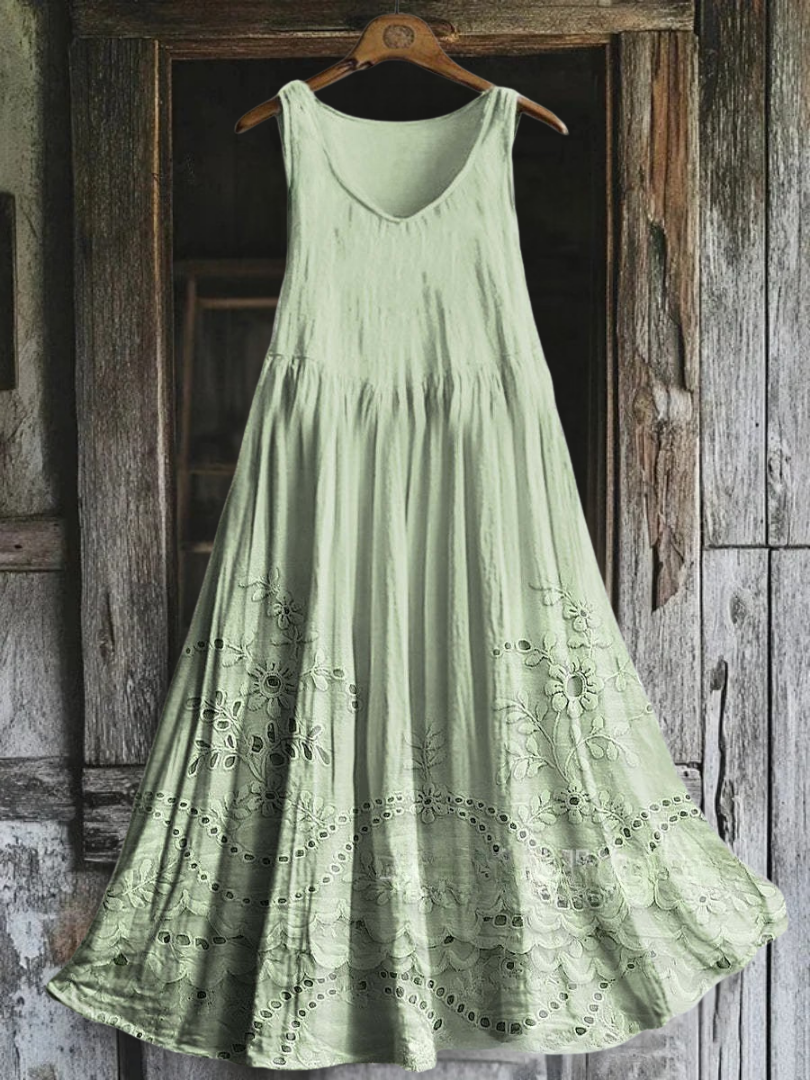 Margaux™ | Elegante Robe in Broderie Anglaise