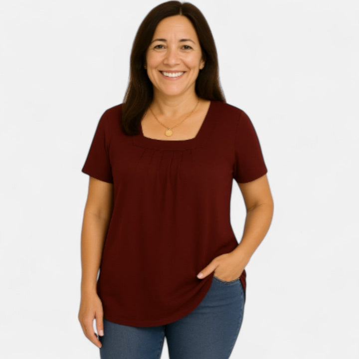 Meilin™ – Miękka, luźna koszulka T-shirt