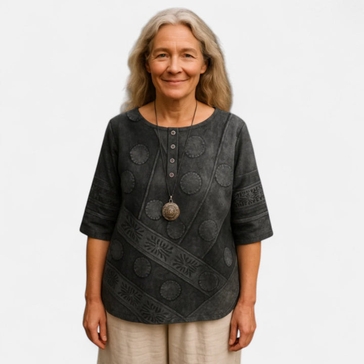 Qiuyue™ – Luźny, kolorowy top
