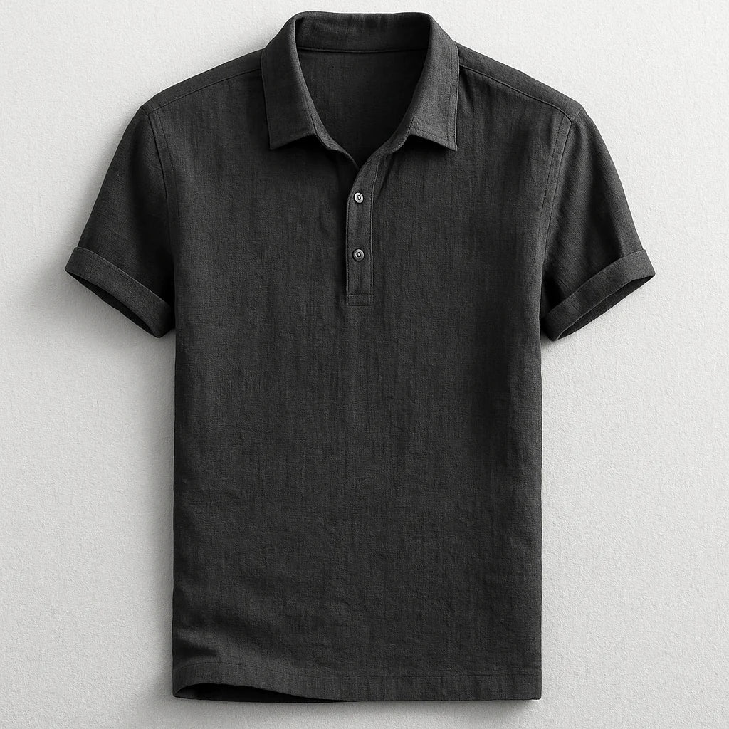 Raymond™ | Elegante Polo Uomo Manica Corta in Lino