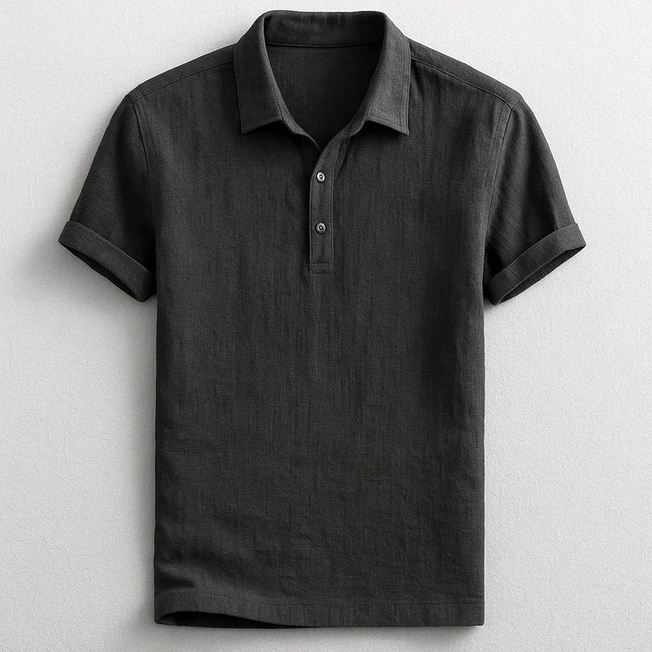 Raymond™ | Elegante Polo Uomo Manica Corta in Lino