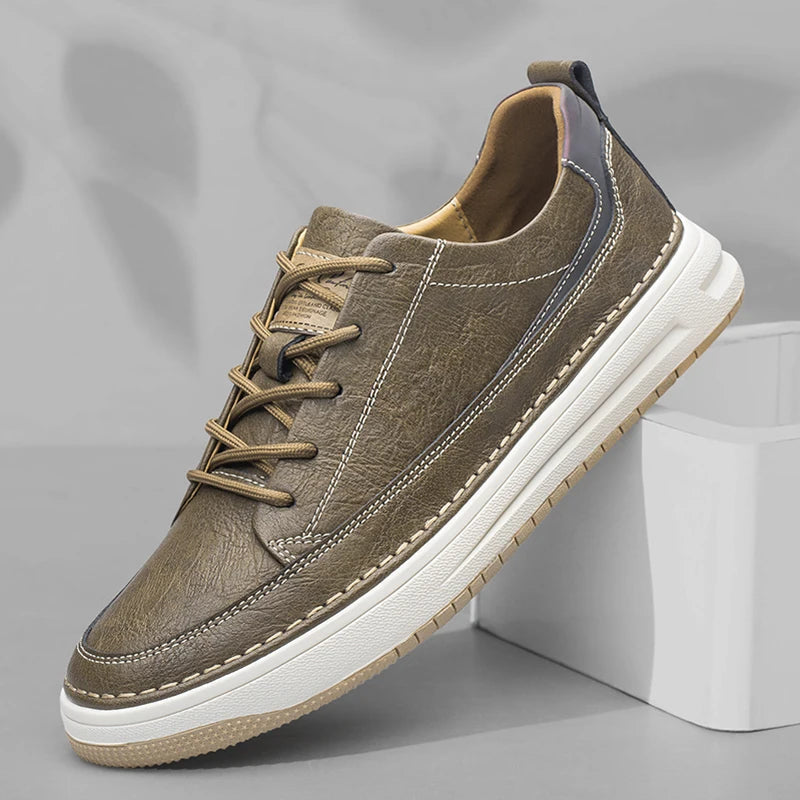 Skórzane trampki Halston Arc – luksusowy komfort i stylowy design