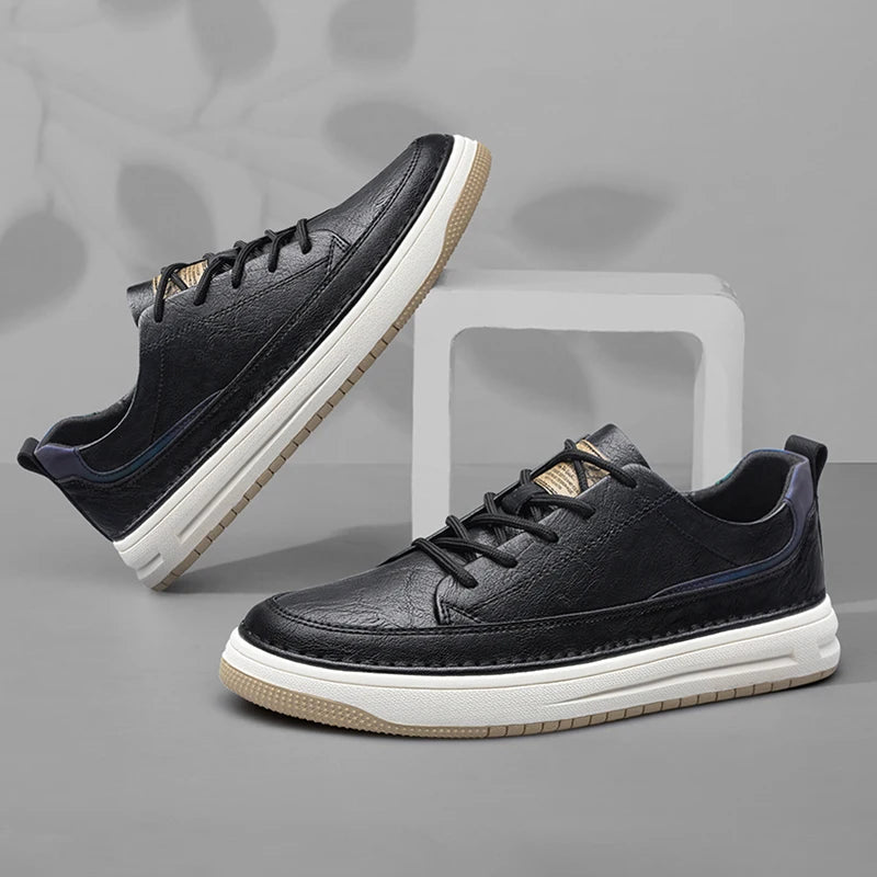 Skórzane trampki Halston Arc – luksusowy komfort i stylowy design