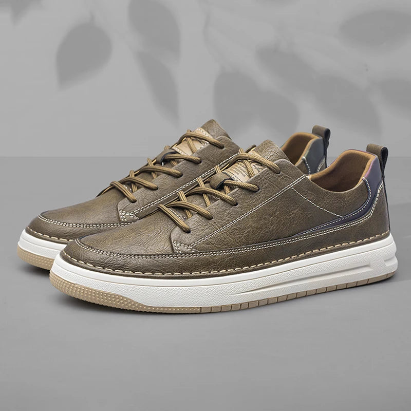 Skórzane trampki Halston Arc – luksusowy komfort i stylowy design