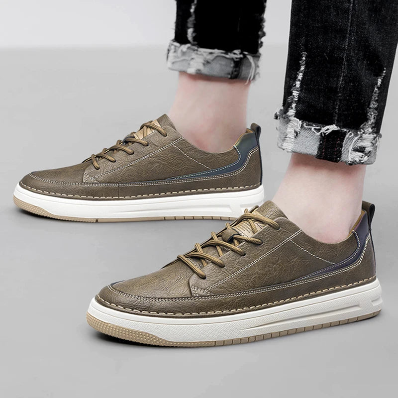 Skórzane trampki Halston Arc – luksusowy komfort i stylowy design