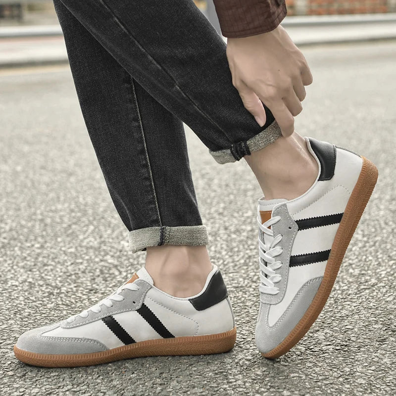 Skórzane trampki – całodzienny komfort i elegancki design