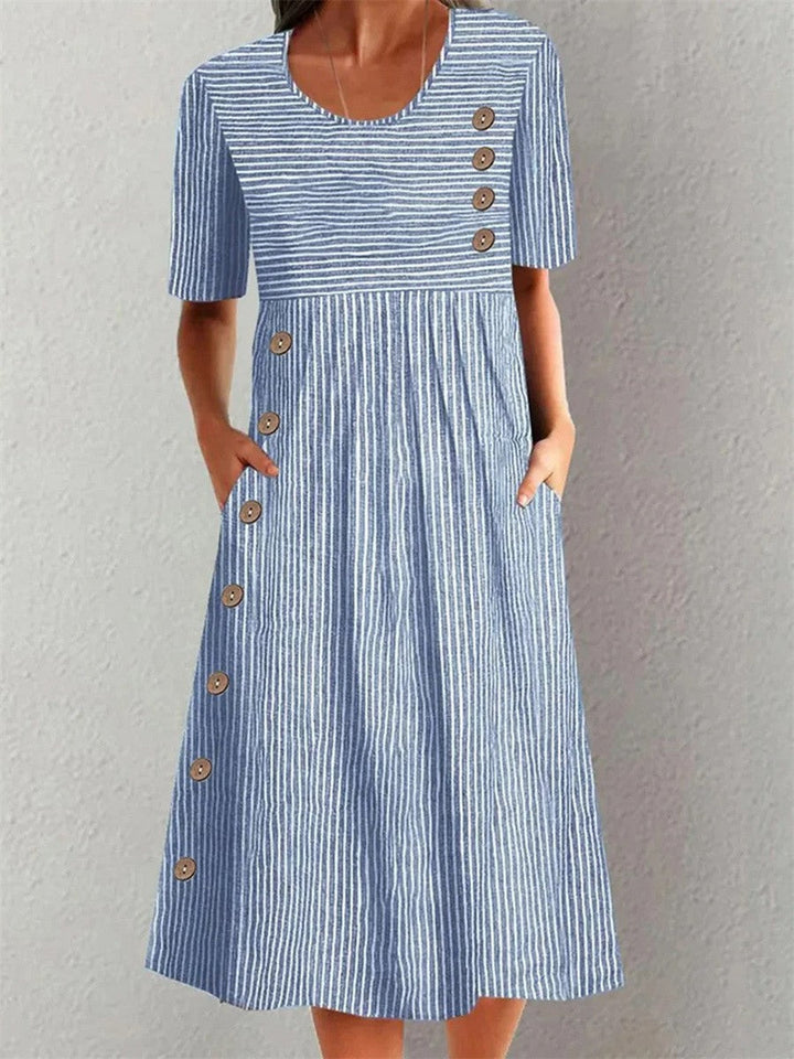 Sukienka Midi Bawełniana - Elegancki Styl i Komfort na Co Dzień