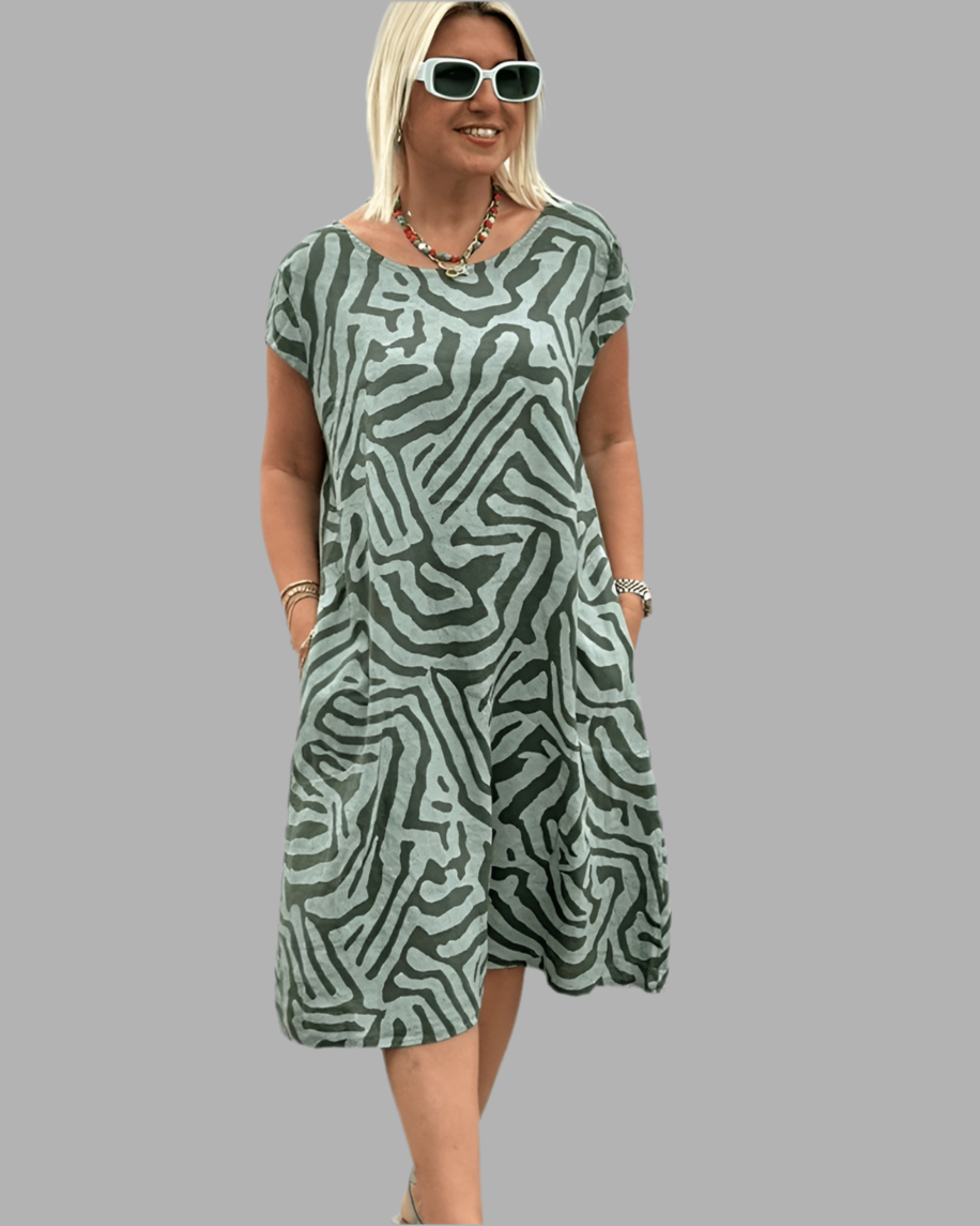 Sukienka Nelia™ - Elegancka i Wygodna na Każdą Okazję