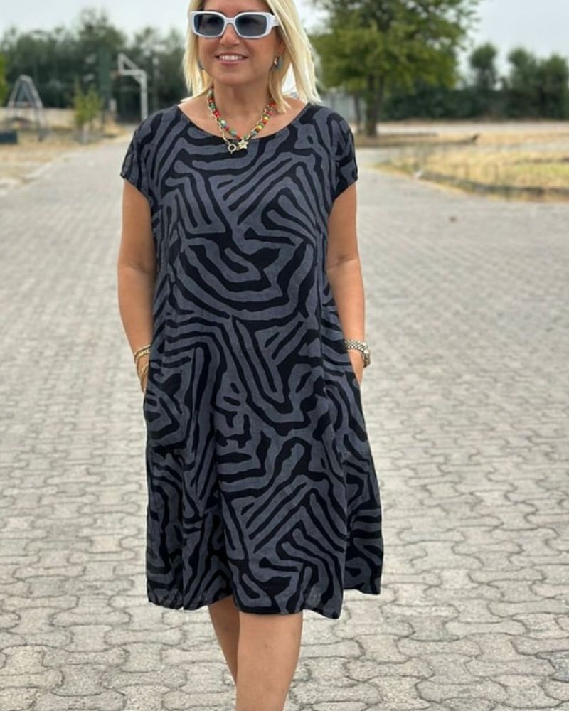 Sukienka Nelia™ - Elegancka i Wygodna na Każdą Okazję