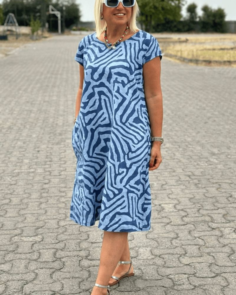 Sukienka Nelia™ - Elegancka i Wygodna na Każdą Okazję