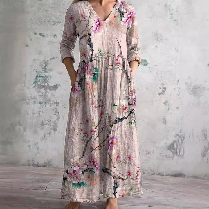 Sukienka letnia z lnu i bawełny - Komfort i elegancja na lato