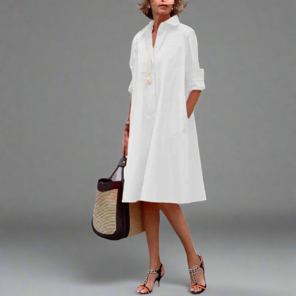 Sukienka polo Sandrine™ - Elegancja i komfort na co dzień