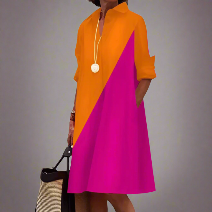 Sukienka polo Sandrine™ - Elegancja i komfort na co dzień