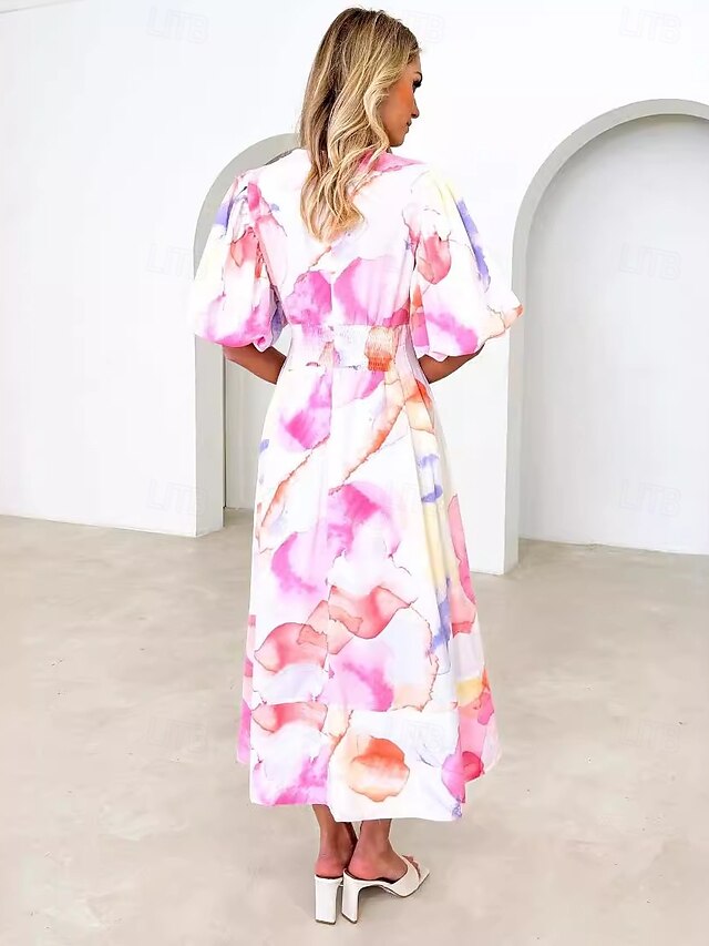 Wieke Chic Summer Dress - Pochlebiające się dopasowanie i oddychający komfort dla kobiet
