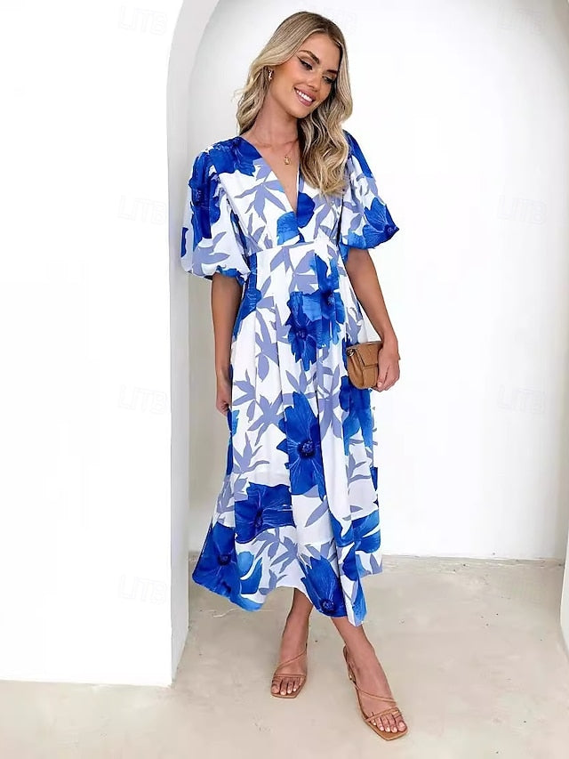 Wieke Chic Summer Dress - Pochlebiające się dopasowanie i oddychający komfort dla kobiet